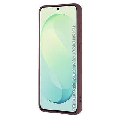 Deksel til Samsung Galaxy S26 FE S741 / S25 FE, Techsuit, SoftFlex, burgunderfarget