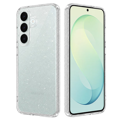Deksel til Samsung Galaxy S26 FE S741 / S25 FE, Techsuit, SparkleSkin, gjennomsiktig