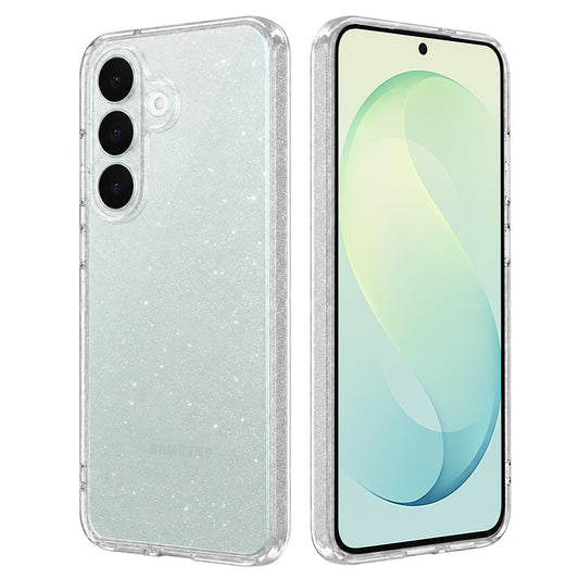 Deksel til Samsung Galaxy S26 FE S741 / S25 FE, Techsuit, SparkleSkin, gjennomsiktig