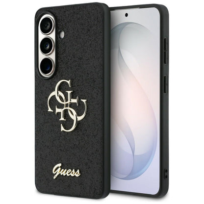 Deksel for Samsung Galaxy S26 S942, Guess, Fixed Glitter Big 4G Metal Frame, Svart