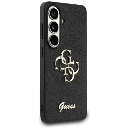 Deksel for Samsung Galaxy S26 S942, Guess, Fixed Glitter Big 4G Metal Frame, Svart
