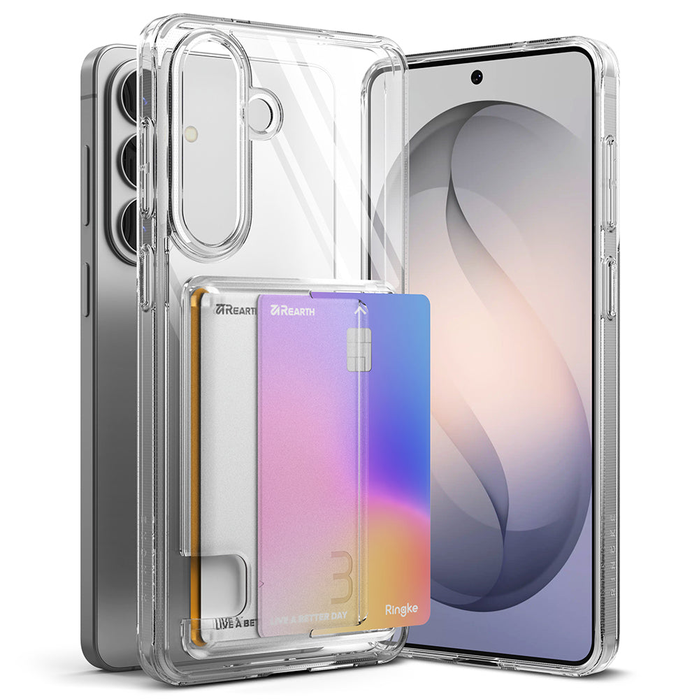 Deksel for Samsung Galaxy S26 Plus S947, Ringke, Fusion Card, Gjennomsiktig