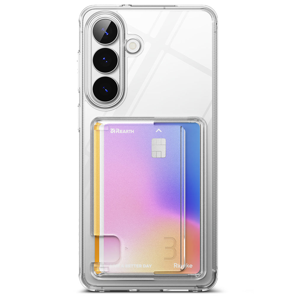 Deksel for Samsung Galaxy S26 Plus S947, Ringke, Fusion Card, Gjennomsiktig