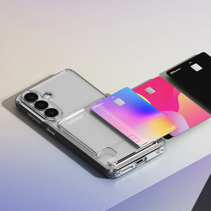 Deksel for Samsung Galaxy S26 Plus S947, Ringke, Fusion Card, Gjennomsiktig