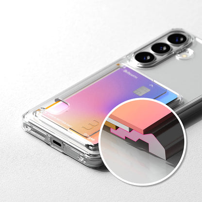 Deksel for Samsung Galaxy S26 Plus S947, Ringke, Fusion Card, Gjennomsiktig