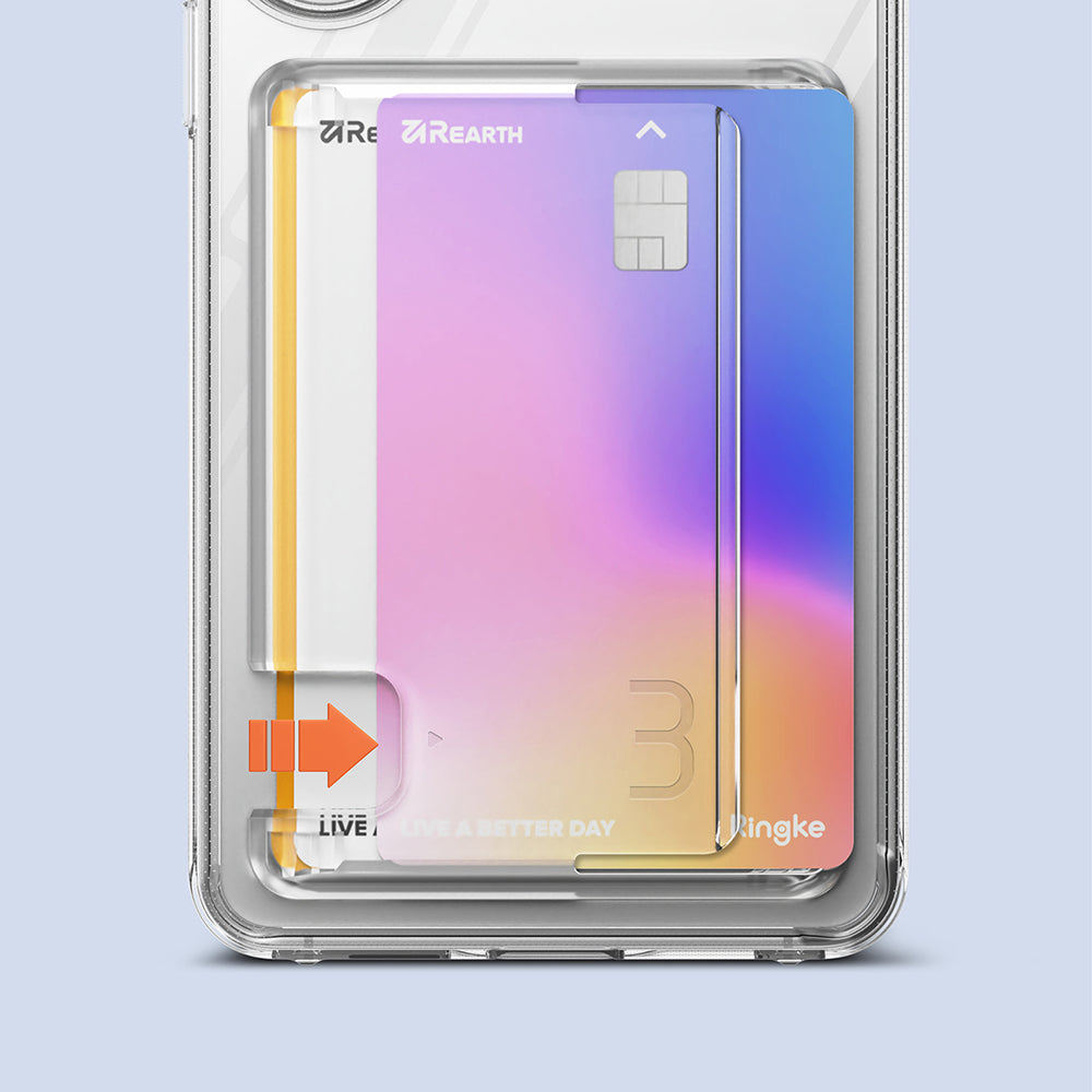 Deksel for Samsung Galaxy S26 Plus S947, Ringke, Fusion Card, Gjennomsiktig