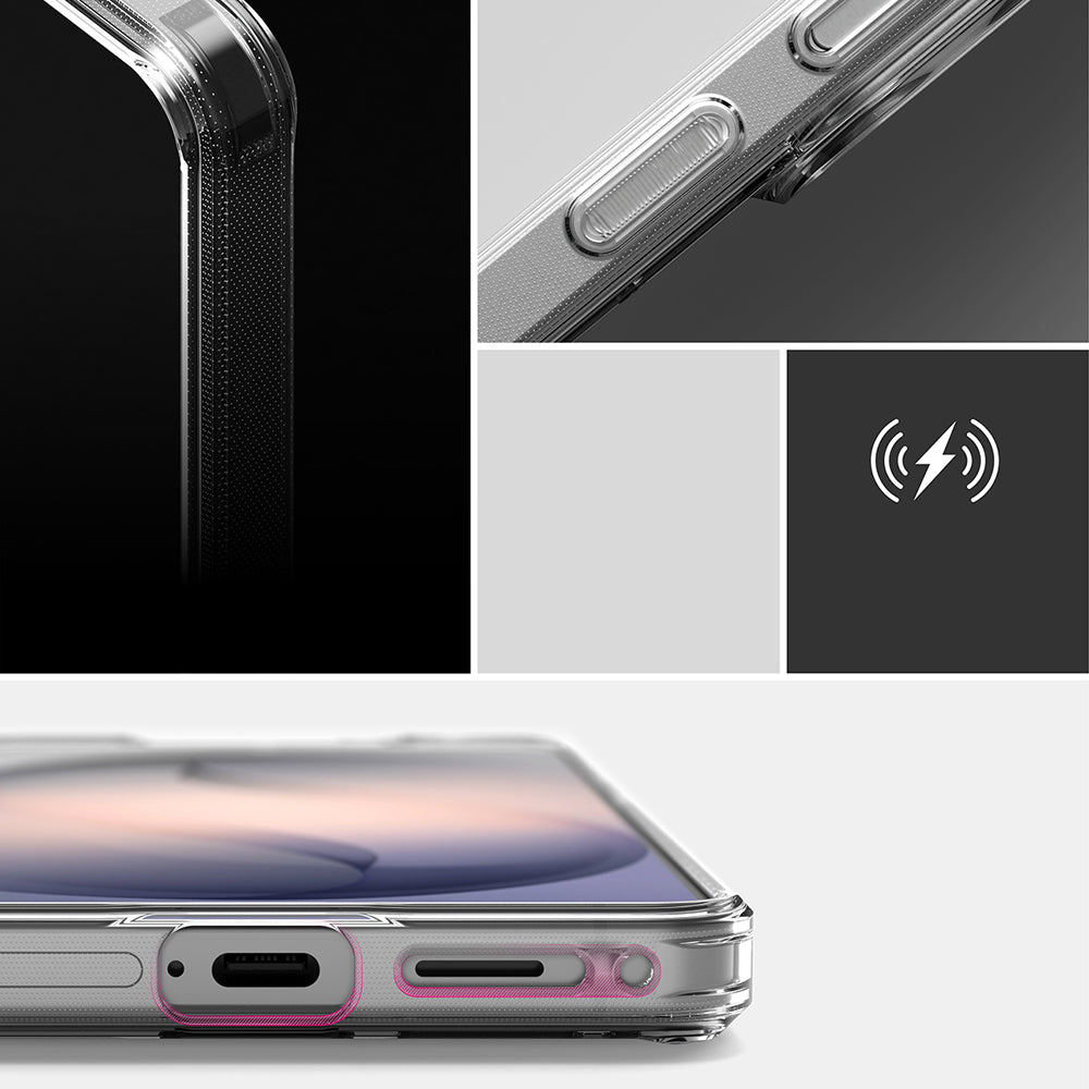 Deksel for Samsung Galaxy S26 Plus, Ringke, Fusion, Matt Transparent