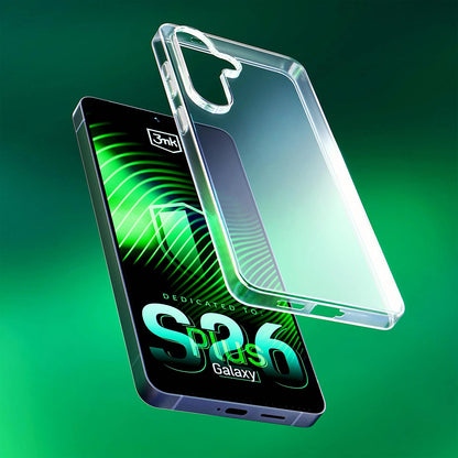 Deksel for Samsung Galaxy S26 Plus S947, 3MK, Klar, Gjennomsiktig