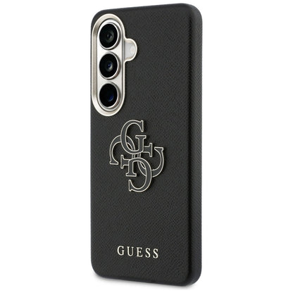 Deksel til Samsung Galaxy S26 Plus S947, Guess, 4G Grained Big and Classic Logo, Svart