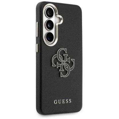 Deksel til Samsung Galaxy S26 Plus S947, Guess, 4G Grained Big and Classic Logo, Svart