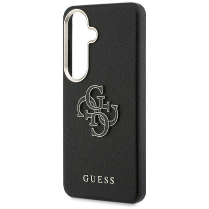 Deksel til Samsung Galaxy S26 Plus S947, Guess, 4G Grained Big and Classic Logo, Svart