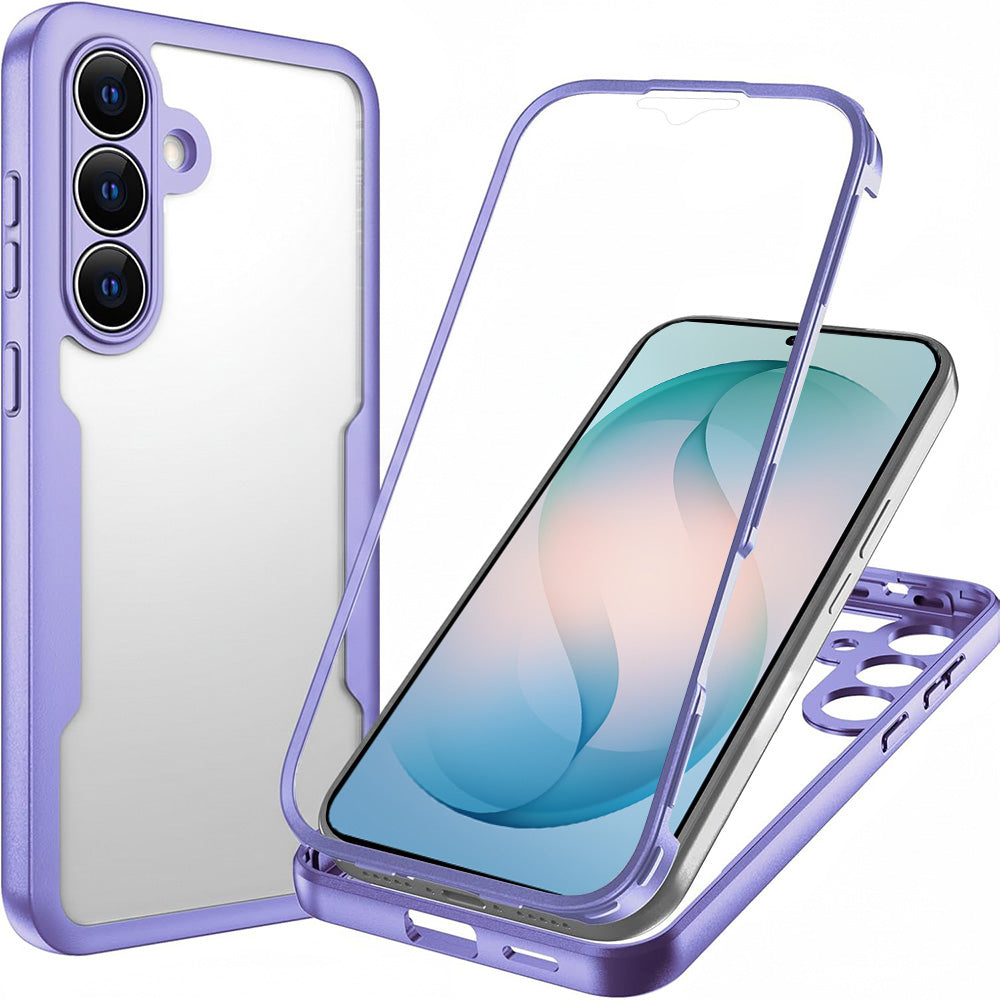 Deksel for Samsung Galaxy S26 Plus, Techsuit, ColorVerse 360, Lilla