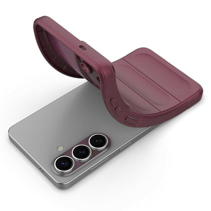 Deksel for Samsung Galaxy S26 Plus, Techsuit, Magic Shield, Kirsebærrød