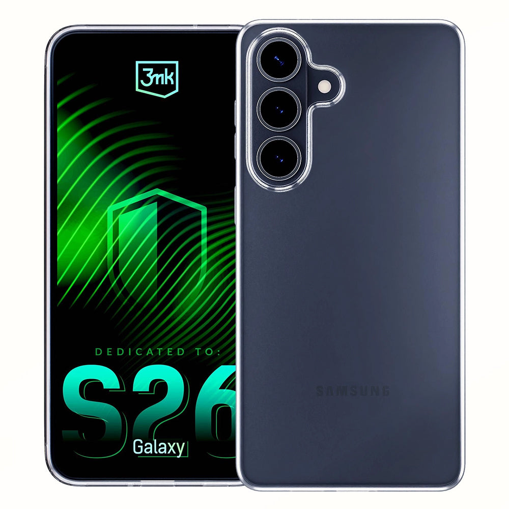 Deksel for Samsung Galaxy S26 S942, 3MK, Klar, Gjennomsiktig