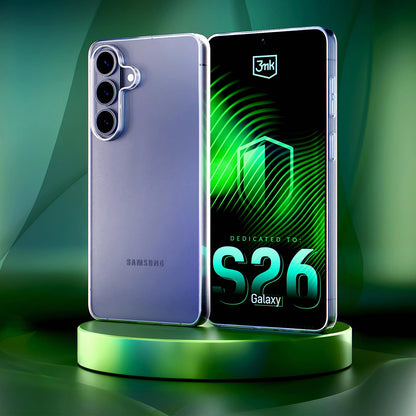 Deksel for Samsung Galaxy S26 S942, 3MK, Klar, Gjennomsiktig