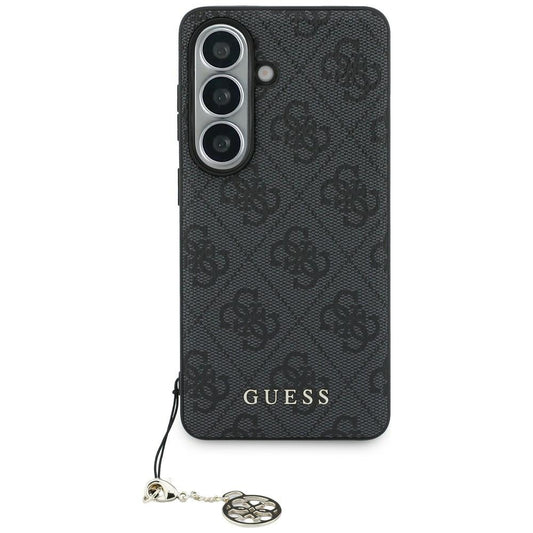 Deksel for Samsung Galaxy S26 S942, Guess, 4G Classic Logo Charm, Svart