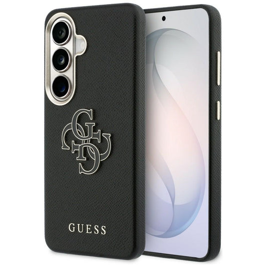 Deksel for Samsung Galaxy S26 S942, Guess, 4G Grained Big and Classic Logo, Svart