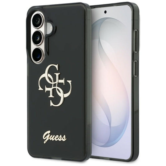 Deksel for Samsung Galaxy S26 S942, Guess, IML Big Metal 4G Script, Svart