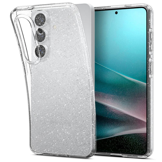 Deksel for Samsung Galaxy S26 S942, Spigen, Liquid Crystal Glitter, Gjennomsiktig ACS10729