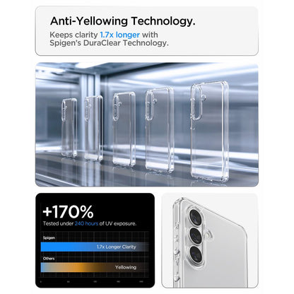 Deksel for Samsung Galaxy S26 S942, Spigen, Ultra Hybrid, Gjennomsiktig ACS10732