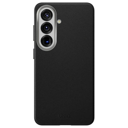 Deksel for Samsung Galaxy S26 S942, UNIQ, Lyden Leatherette, Svart