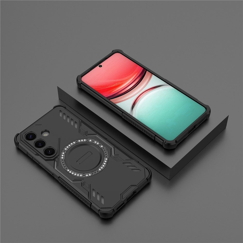 MagSafe-deksel for Samsung Galaxy S26 S942, Techsuit, ArmorMag, Svart