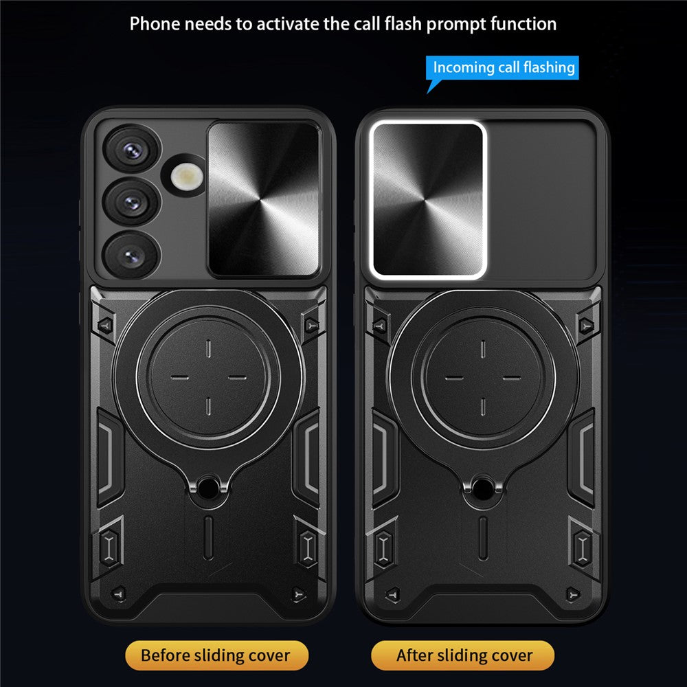 Deksel for Samsung Galaxy S26, Techsuit, CamGuard Pro, Svart