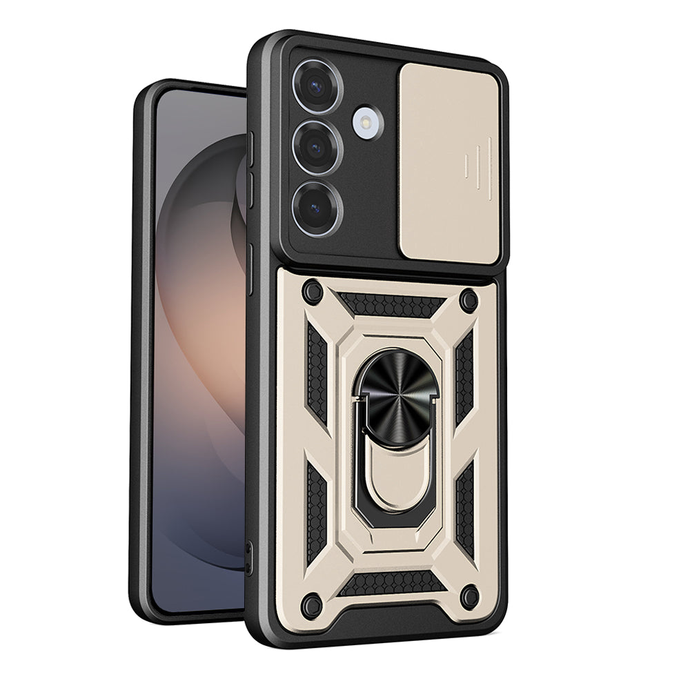 Deksel for Samsung Galaxy S26, Techsuit, CamShield, Gull