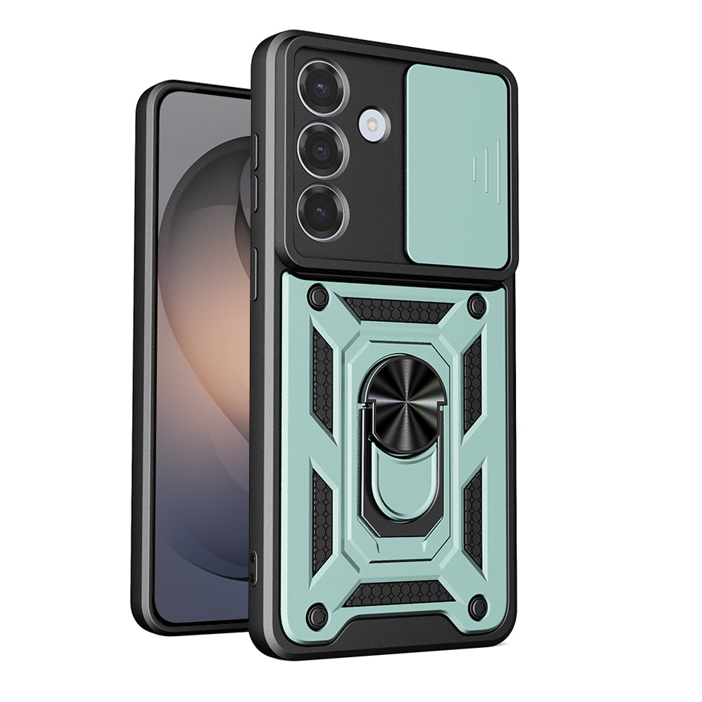 Deksel for Samsung Galaxy S26, Techsuit, CamShield, Grønn