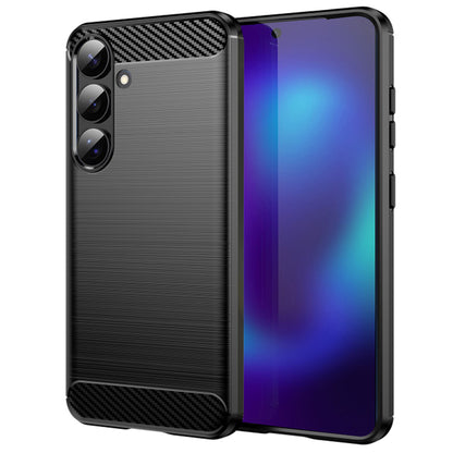 Deksel for Samsung Galaxy S26, Techsuit, Karbon, Svart