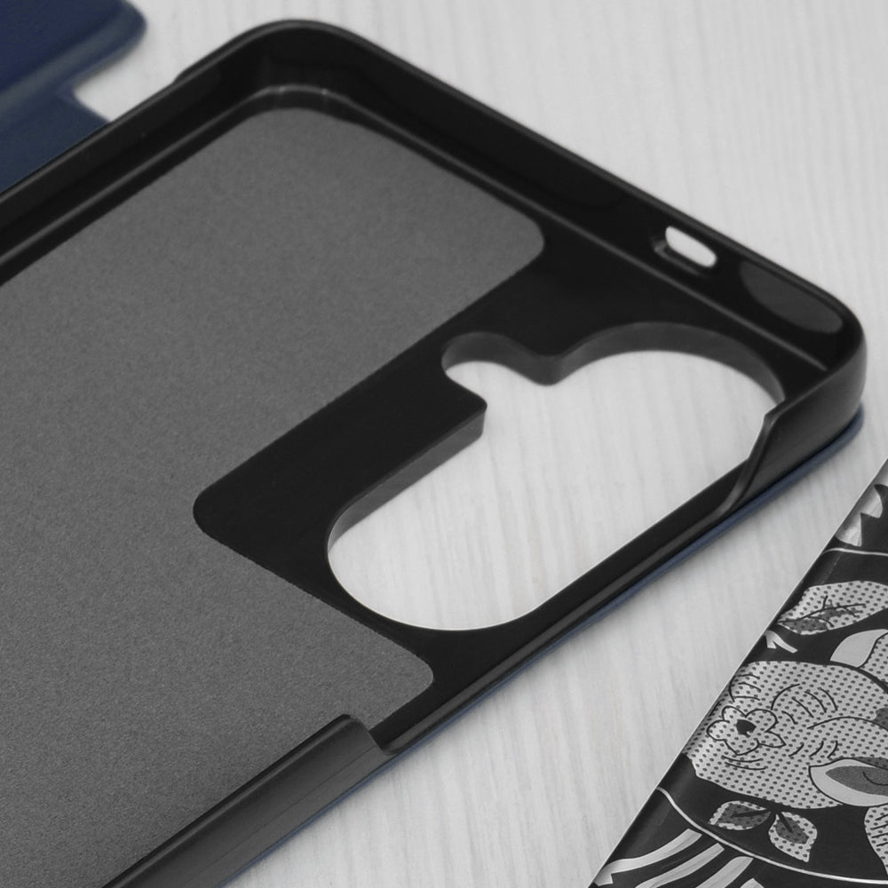 Deksel for Samsung Galaxy S26 S942, Techsuit, eFold, Mørkeblå