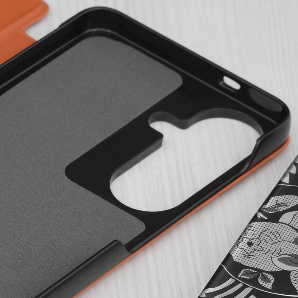 Deksel for Samsung Galaxy S26, Techsuit, eFold, Oransje