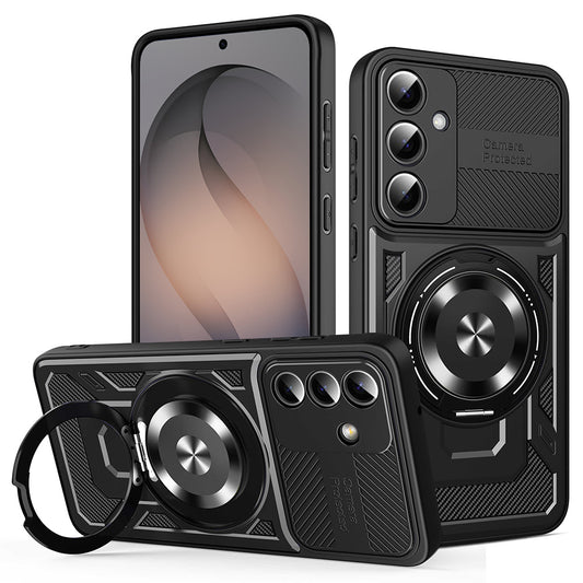 Deksel for Samsung Galaxy S26, Techsuit, RuggedCam, Svart