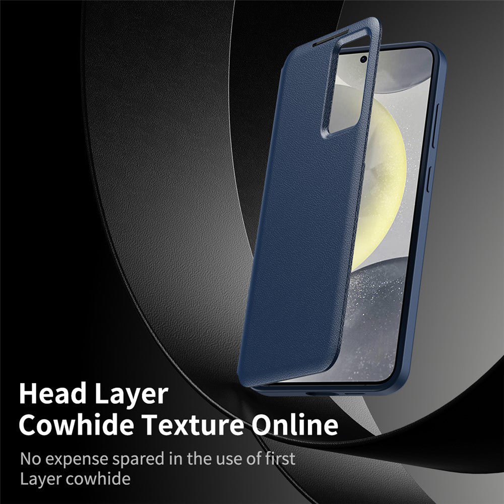 Deksel for Samsung Galaxy S26, Techsuit, SmartView, Blå