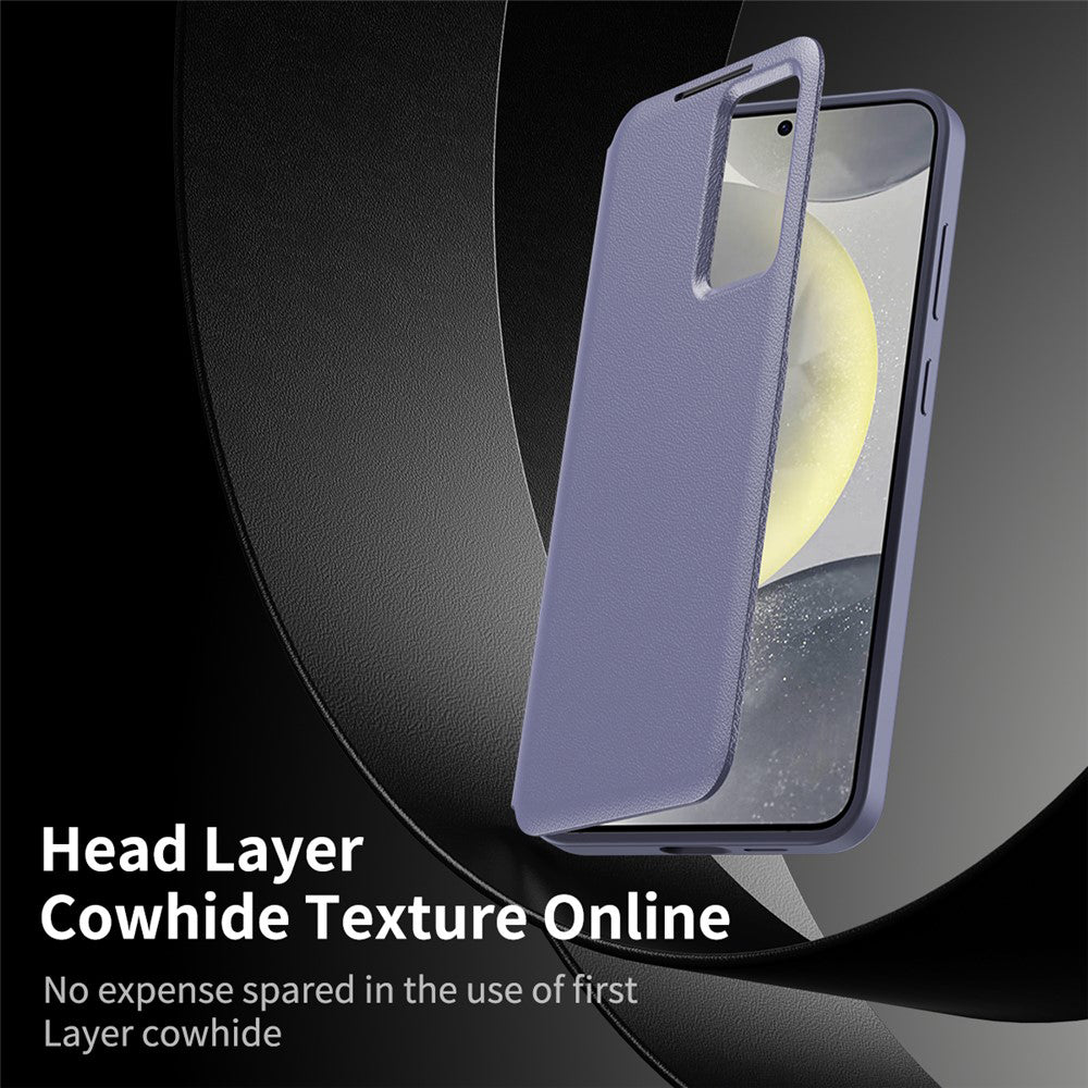 Deksel for Samsung Galaxy S26, Techsuit, SmartView, Lilla