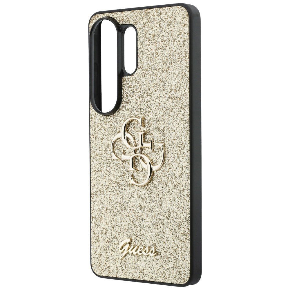 Deksel for Samsung Galaxy S26 Ultra S948, Guess, Fixed Glitter Big 4G Metal Frame, Gull