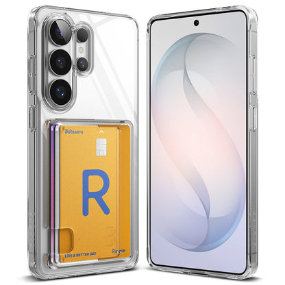 Deksel for Samsung Galaxy S26 Ultra S948, Ringke, Fusion Card, Gjennomsiktig