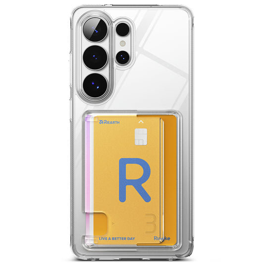 Deksel for Samsung Galaxy S26 Ultra, Ringke, Fusion Card, Gjennomsiktig