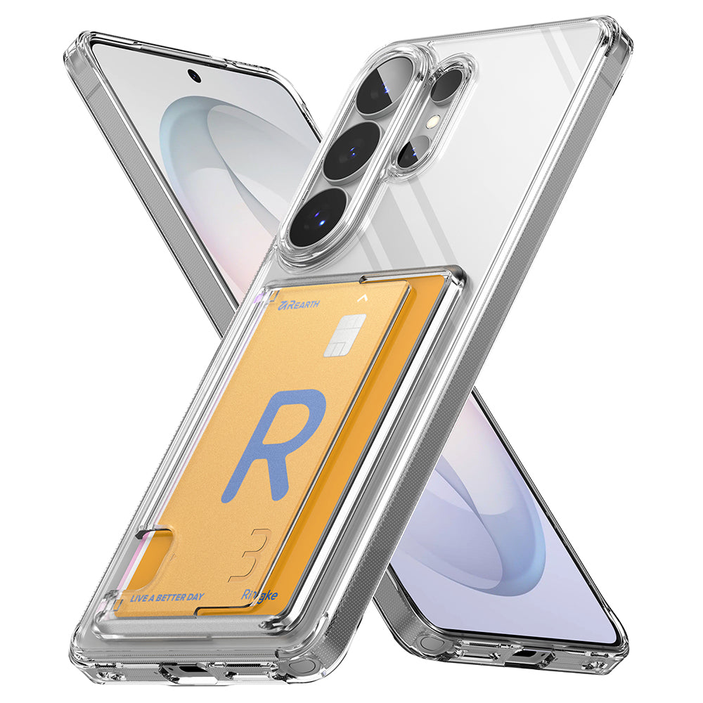 Deksel for Samsung Galaxy S26 Ultra S948, Ringke, Fusion Card, Gjennomsiktig