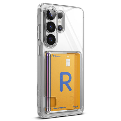 Deksel for Samsung Galaxy S26 Ultra S948, Ringke, Fusion Card, Gjennomsiktig