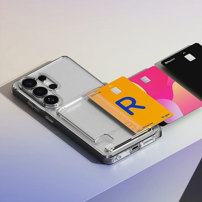 Deksel for Samsung Galaxy S26 Ultra S948, Ringke, Fusion Card, Gjennomsiktig