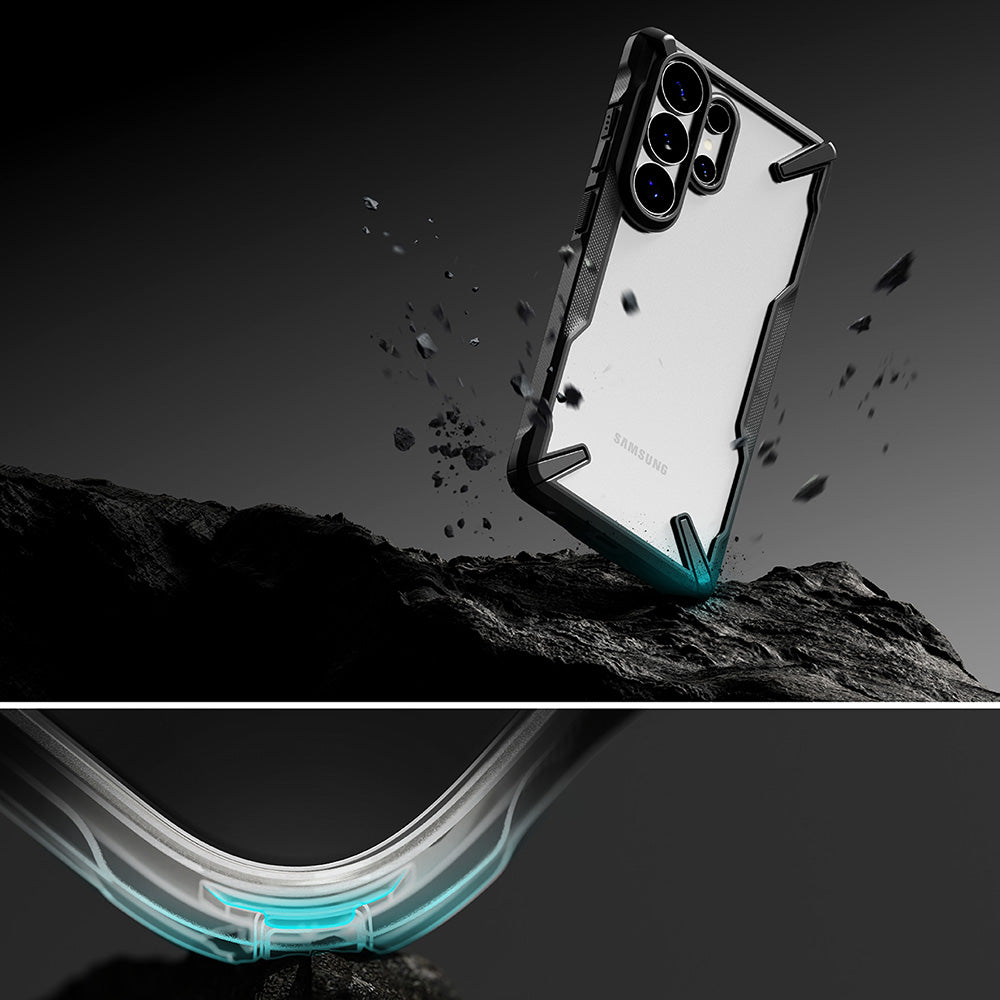 Deksel for Samsung Galaxy S26 Ultra S948, Ringke, Fusion X, Svart