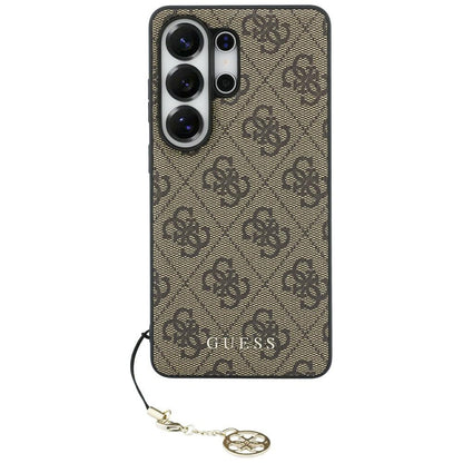 Deksel for Samsung Galaxy S26 Ultra S948, Guess, 4G Classic Logo Charm, Brun