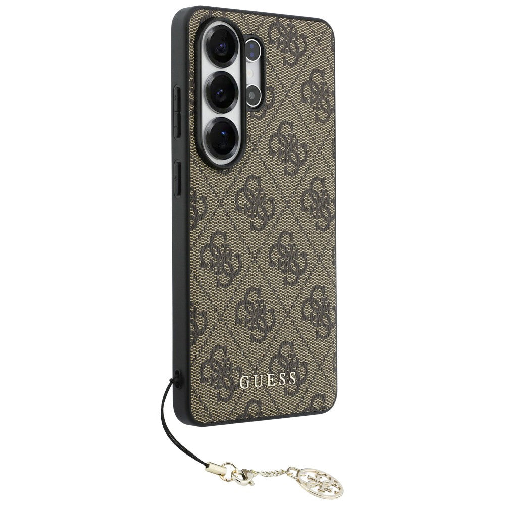 Deksel for Samsung Galaxy S26 Ultra S948, Guess, 4G Classic Logo Charm, Brun