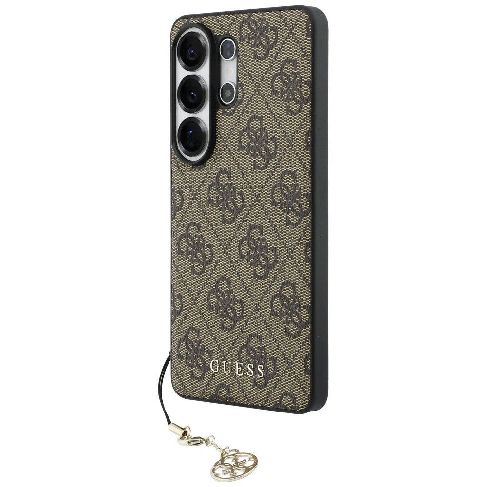 Deksel for Samsung Galaxy S26 Ultra S948, Guess, 4G Classic Logo Charm, Brun