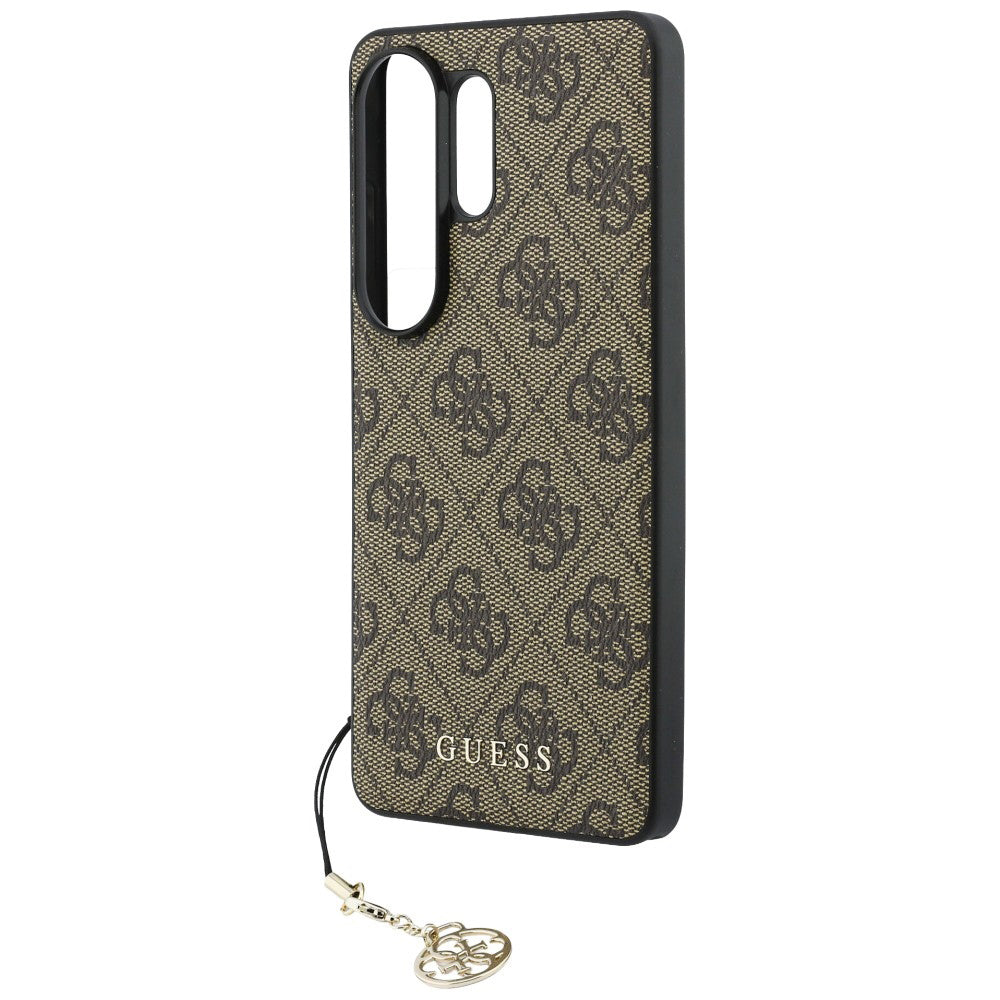 Deksel for Samsung Galaxy S26 Ultra S948, Guess, 4G Classic Logo Charm, Brun