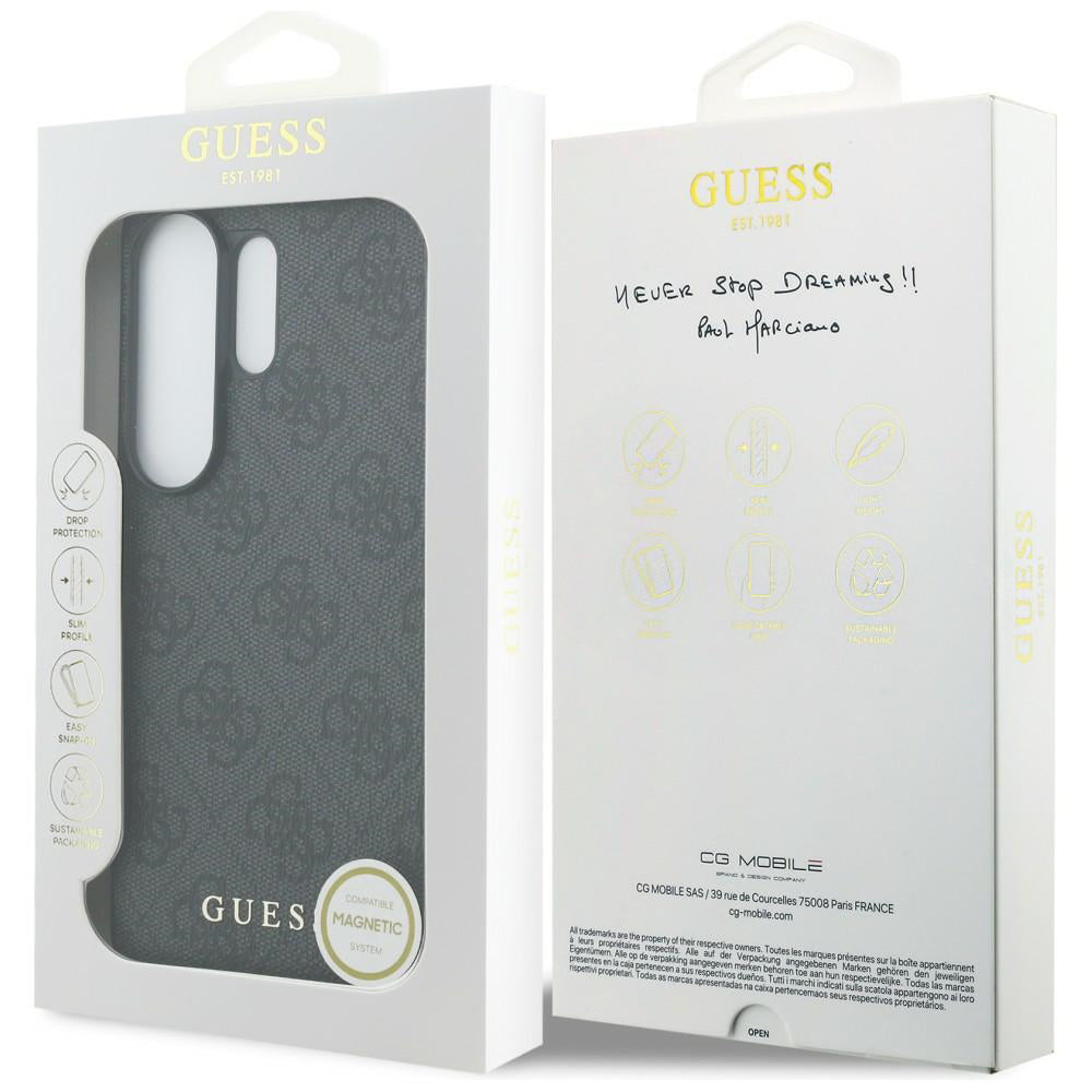 Deksel for Samsung Galaxy S26 Ultra S948, Guess, 4G Classic Logo Charm, Svart