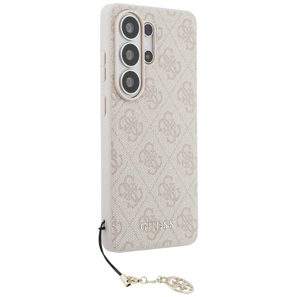 Deksel for Samsung Galaxy S26 Ultra S948, Guess, 4G Classic Logo Charm, Rosa