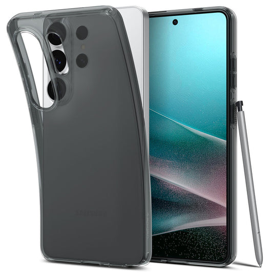 Deksel for Samsung Galaxy S26 Ultra S948, Spigen, Liquid Crystal, Røykfarget ACS10672
