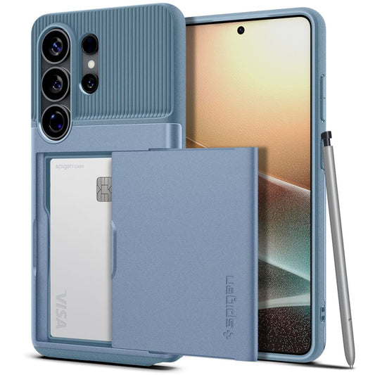 Deksel for Samsung Galaxy S26 Ultra S948, Spigen, Slim Armor CS, Blå ACS11225